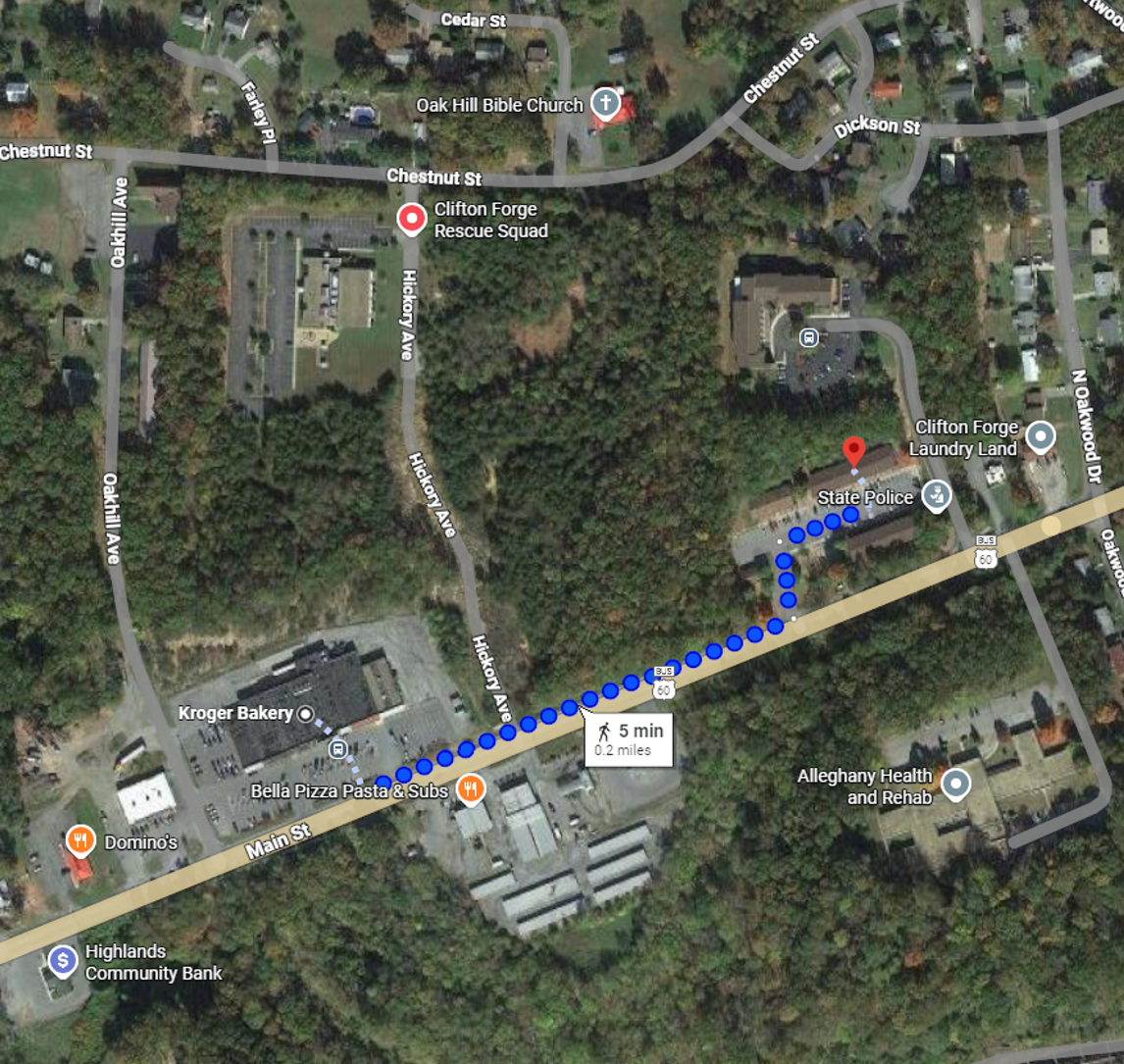 Aerial map of the porject area