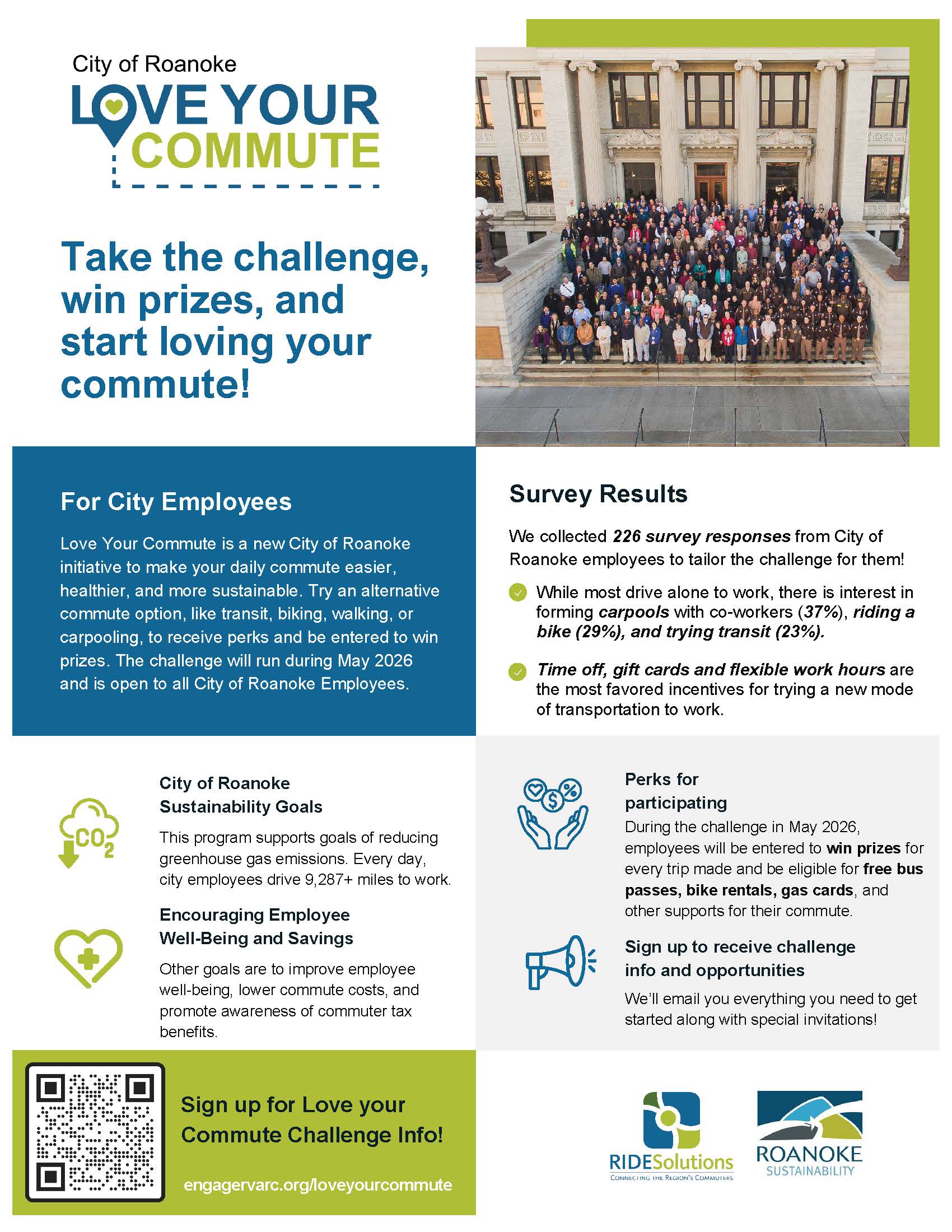 graphis newsleterr with information about employee program